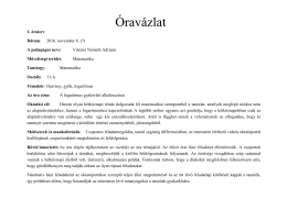 Matematika I - harsanyi