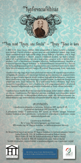 Felh&iacute;v&aacute;s - Magyar Irodalom