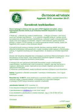 Ezredévek testközelben