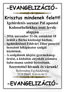 - P&eacute;celi Reform&aacute;tus Egyh&aacute;zk&ouml;zs&eacute;g