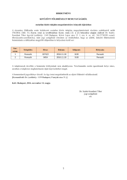 A hirdetm&eacute;ny megtekint&eacute;se.