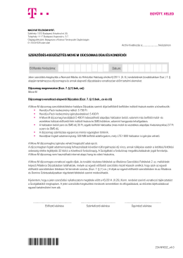 szerződ&eacute;s-kieg&eacute;sz&iacute;t&eacute;s move m d&iacute;jcsomag d&iacute;jai &eacute;s