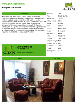 www.gdn-ingatlan.hu Goletz Mónika