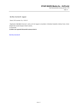 Star Wars- Han Solo #3 - magyarul