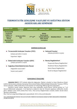 termostatik genleşme valfleri ve soğutma sistem