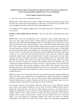 türkiye büyük millet meclisi aile bütünlüğünü olumsuz etkileyen