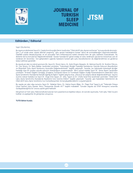 journal of turkısh sleep medıcıne