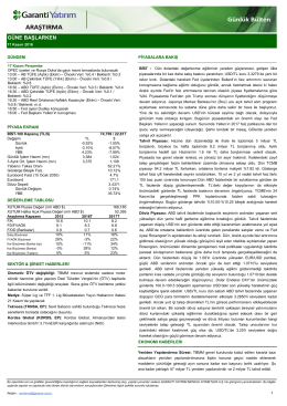 g&uuml;ne başlarken - Garanti Yatırım