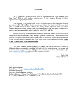 Irak Agrofood 2016 Gıda Fuarı - Akdeniz İhracat&ccedil;ı Birlikleri