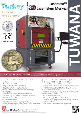 Laserator TUWANA Fiber Lazer 3D Markalama ve 3D Pantograf