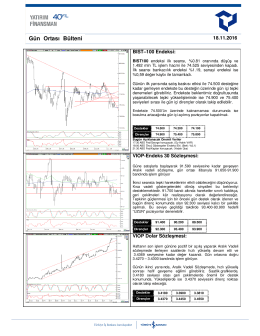 Gün Ortası Bülteni - Yatırım Finansman