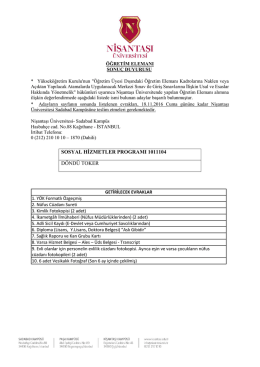 sosyal hizmetler programı 1011104 döndü toker
