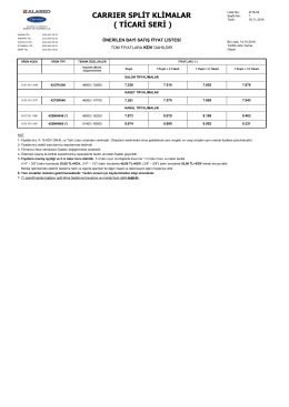 A.1-7 Carrier Ticari