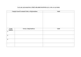 G&ouml;r&uuml;ş Bildirim Formu indir