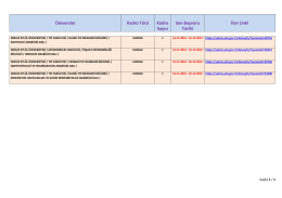 Dokuz Eyl&uuml;l &Uuml;niversitesi Uzman Alım İlanı