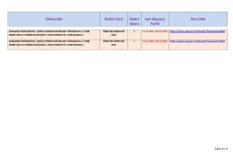 Acıbadem Üniversitesi Öğretim Görevlisi Alım İlanı (14