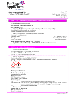 Sigurnosno-tehnički list