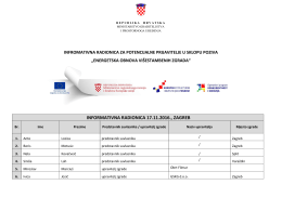 lista polaznika - Strukturni fondovi