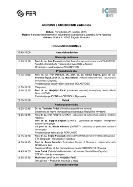 ACROSS / CROBOHUB radionica