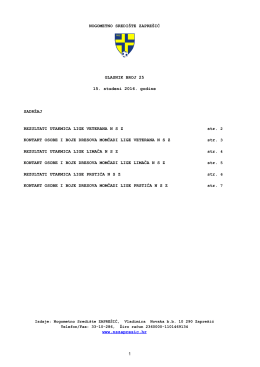 Glasnik Liga NSZ 25-2016 - Nogometno Sredi&scaron;te Zapre&scaron;ić