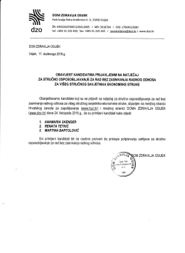 DOM ZDRAVUA OSIJEK Zn:nR:azco7ooo11oo4t1885 I MB