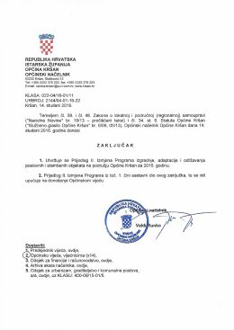 Zaključak načelnika