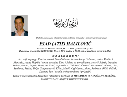 esad (atif) halilović