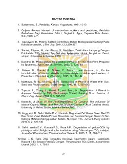DAFTAR PUSTAKA 1. Sudarmono, S., Pestisida, Kanius