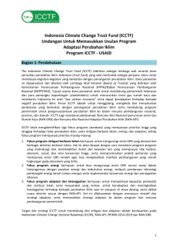 USAID Adaptasi dan Ketangguhan