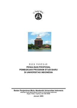 buku panduan penulisan proposal pembukaan program studi baru
