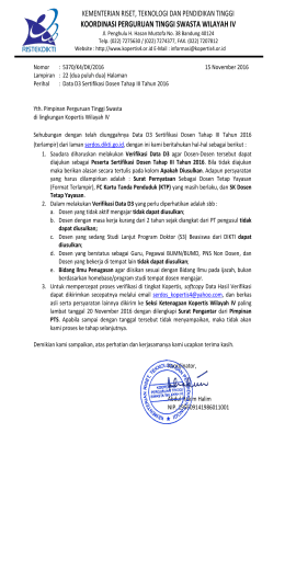 Surat_D3_2016-3 - Website Kopertis Wilayah IV