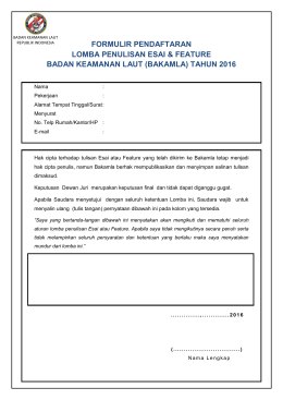 3. formulir registrasi esai