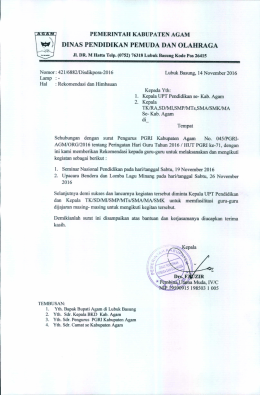 Surat lengkapnya dapat Saudara unduh disini