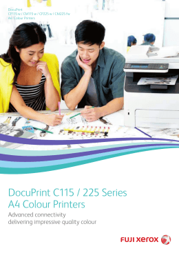 DocuPrint C115 / 225 Series A4 Colour Printers