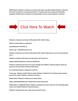 ^AFC^+>> Watch Thailand vs Indonesia Live Stream Online AFC