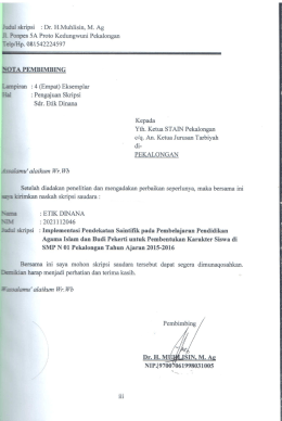 - elc STAIN Pekalongan