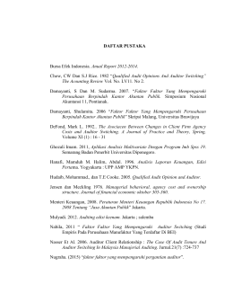 DAFTAR PUSTAKA Bursa Efek Indonesia. Anual Report 2012