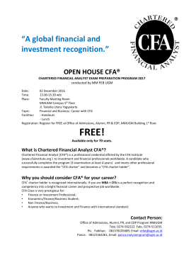 “A global financial and investment recognition.”