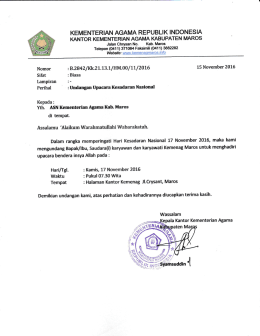 - Kementerian Agama Kabupaten Maros