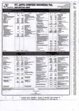 Bisnis Indonesia FY2014 27Feb15 as of 27