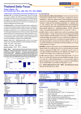Thailand Daily Focus