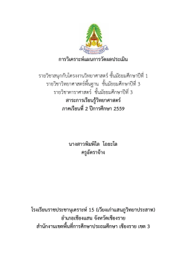 ผลการเรียนรู้
