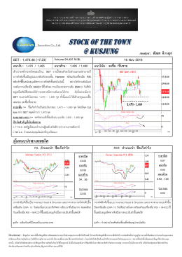 Stock of the town 16-11-2016