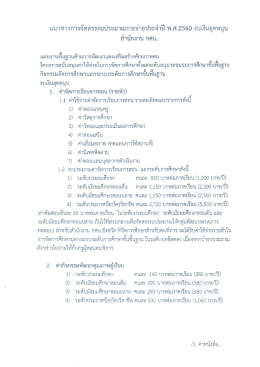 Page 1 แนวทางการจัดสรรงบประมาณรายจ่ายประจำปี พ.ศ.2560 งบเงิน