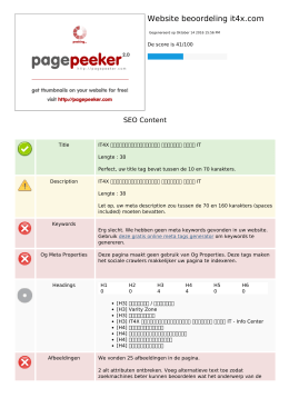 PDF-versie - SEO webmaster tools
