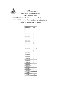 Microsoft Word - Document1 - โครงการบริหารธุรกิจมหาบัณฑิต Advance