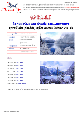 3U - ทัวร์จีน