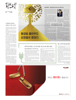 황금빛 클라우드 성장열쇠 찾았다