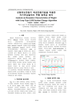선형유도전동기 섹션전환기법을 적용한 자기부상