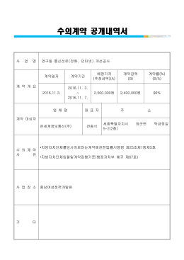 2016-19. 수의계약공개내역서.hwp